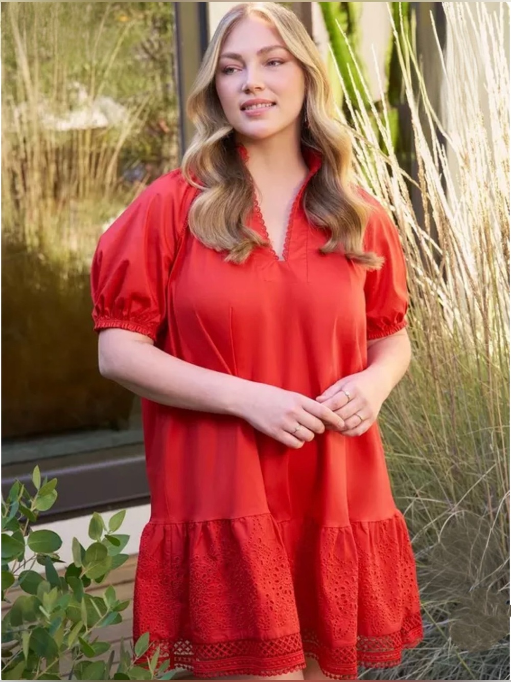 NWT Belle Isle by Torrid Drop Waist Mini Dress Red, Size 1=1X=14/16